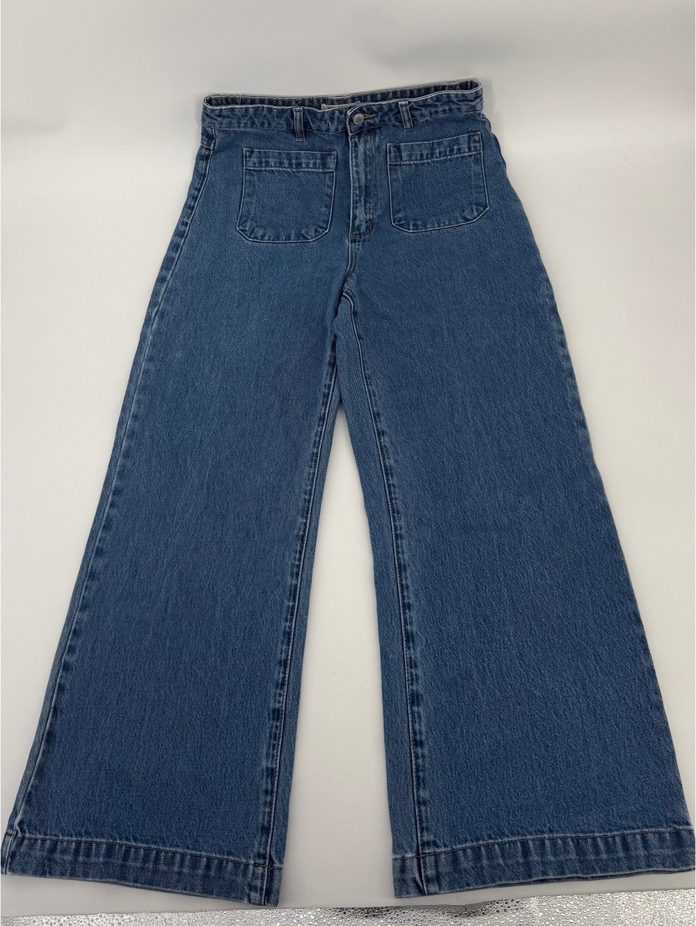 Rolla’s Sailor High Rise Wide Leg Jeans Size 30 Ashley Blue